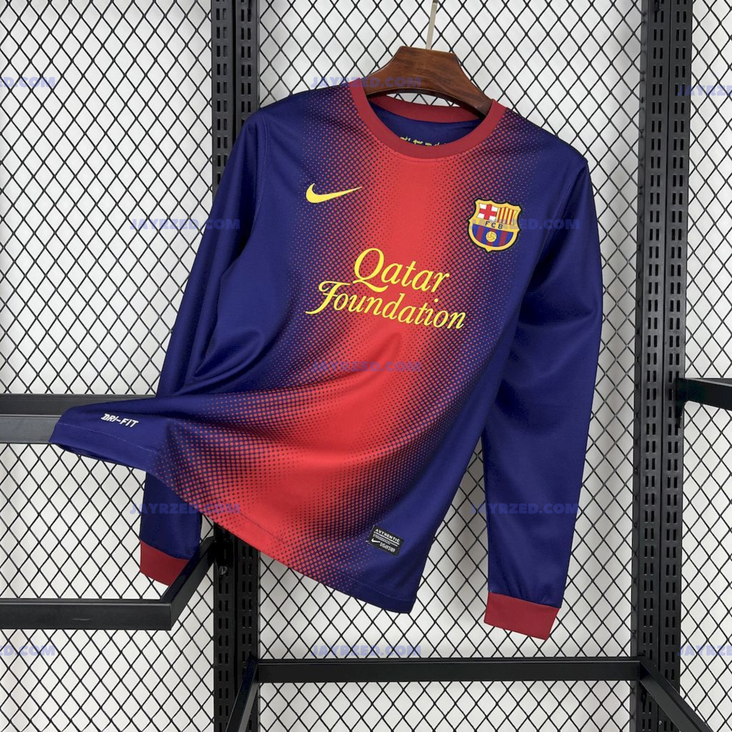 FC Barcelone Domicile Manches Longues Rétro - 2012/13
