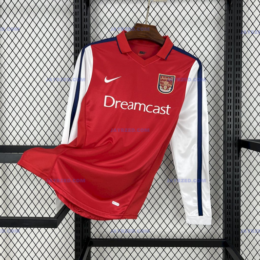 Arsenal FC Domicile Manches Longues Rétro - 2000/01