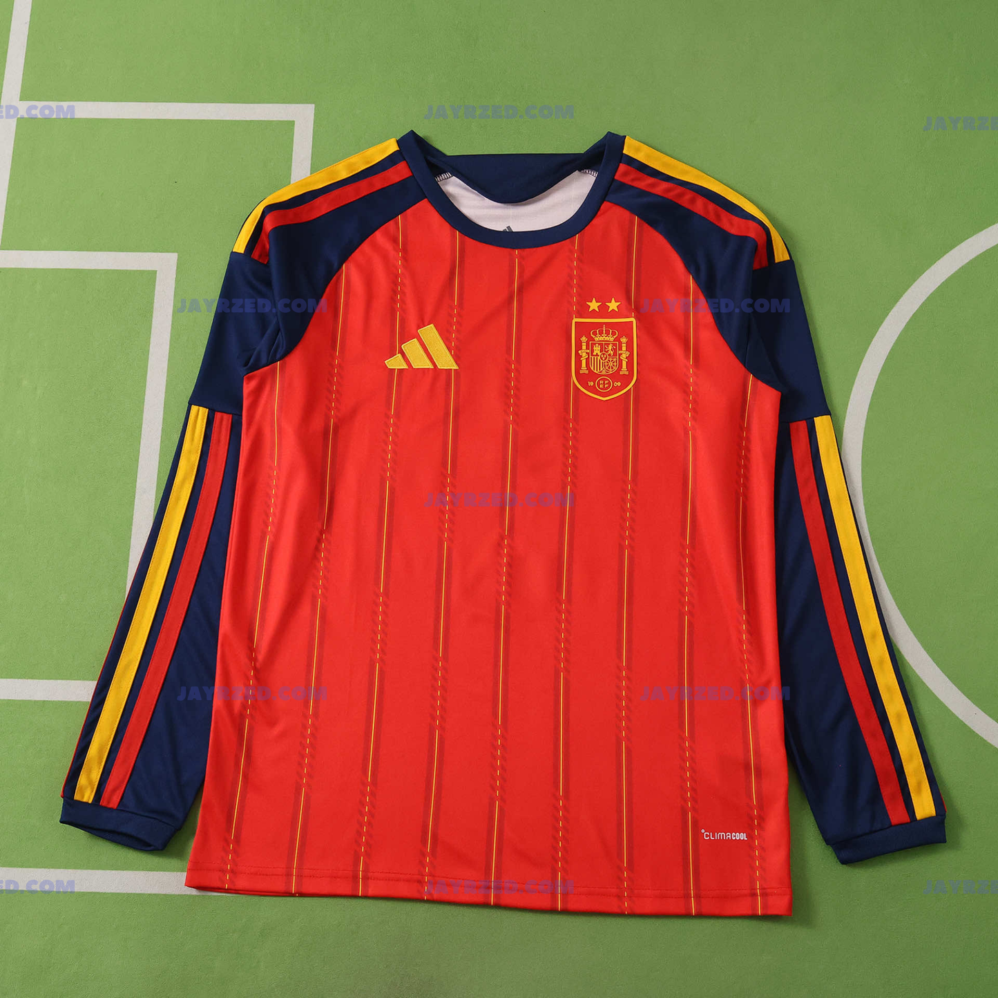 Espagne Domicile Campeones (Champions) Coupe du Monde 2026 Manches Longues